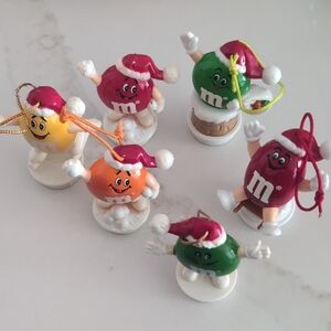 3/$5 M&M'S Festive Ornaments - Red, Green, Yellow, Orange